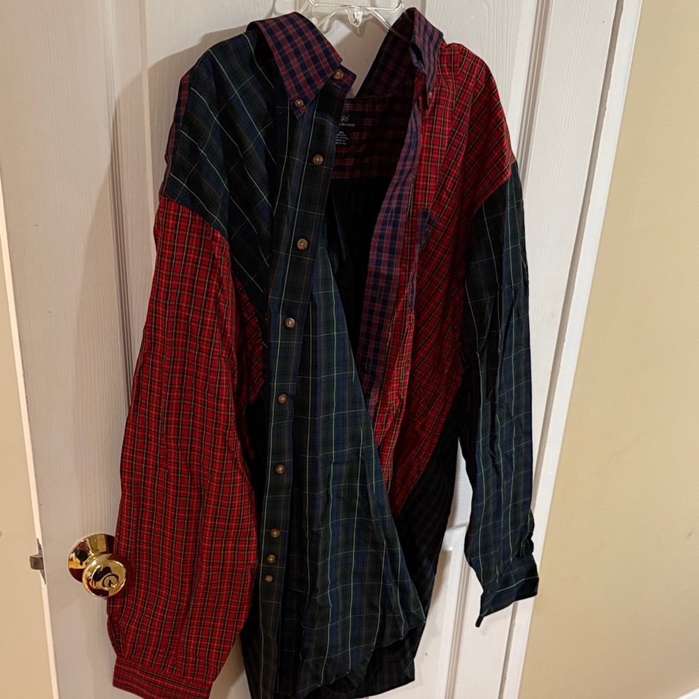 Vintage Brooks Brothers Multicolor Plaid Button-Down Shirt